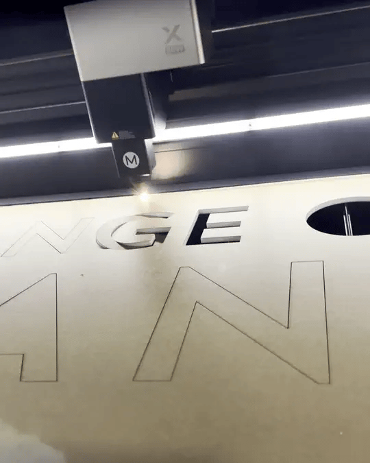 Custom acrylic signage