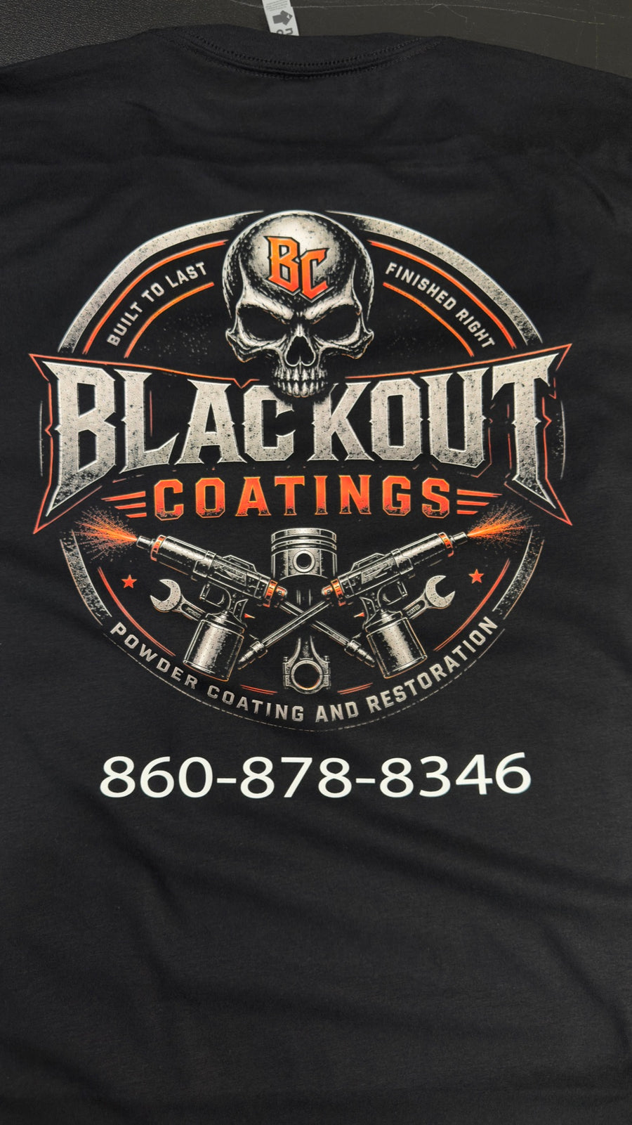 Blackout Coatings detailed multi-color screen print